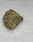 Vintage Brass Shell Trinket Dish