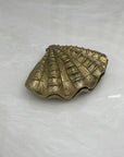 Vintage Brass Shell Trinket Dish