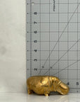 Vintage Brass Hippo