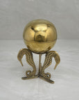 Brass Stash Ball on Seahorse Stand