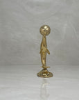 Brass Dolphin with Ball