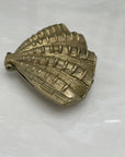 Vintage Brass Shell Trinket Dish