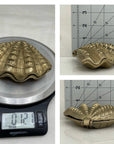 Vintage Brass Shell Trinket Dish