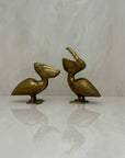 Vintage Brass Pelicans-A Pair