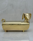 Vintage Brass Dachshund Trinket Box