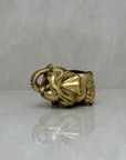 Vintage Brass Small Elephant Ashtray or Succulent Pot