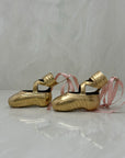 Vintage Brass Ballerina Slippers-A Pair