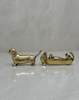 Vintage Brass Dachshund Dogs-A Pair