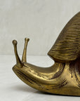 Vintage MCM Brass Snail