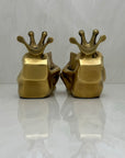 Bronze Frog Prince Bookends-A Pair