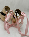 Vintage Brass Ballerina Slippers-A Pair