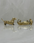 Vintage Brass Dachshund Dogs-A Pair