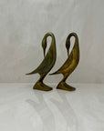 Vintage MCM Brass Birds-A Pair