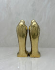 Tall Vintage Brass Pelican Bookends-A Pair