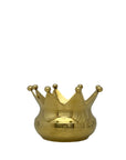 Vintage Brass Crown-Shaped Bowl