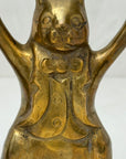 Vintage Brass Rabbit Candleholders-A Pair