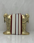 Tall Vintage Brass Pelican Bookends-A Pair