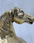 Vintage Brass Horse Head Bookends-A Pair