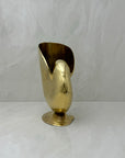 Vintage Brass Shell Vase