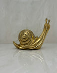 Vintage Brass Snail-Large