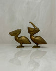 Vintage Brass Pelicans-A Pair