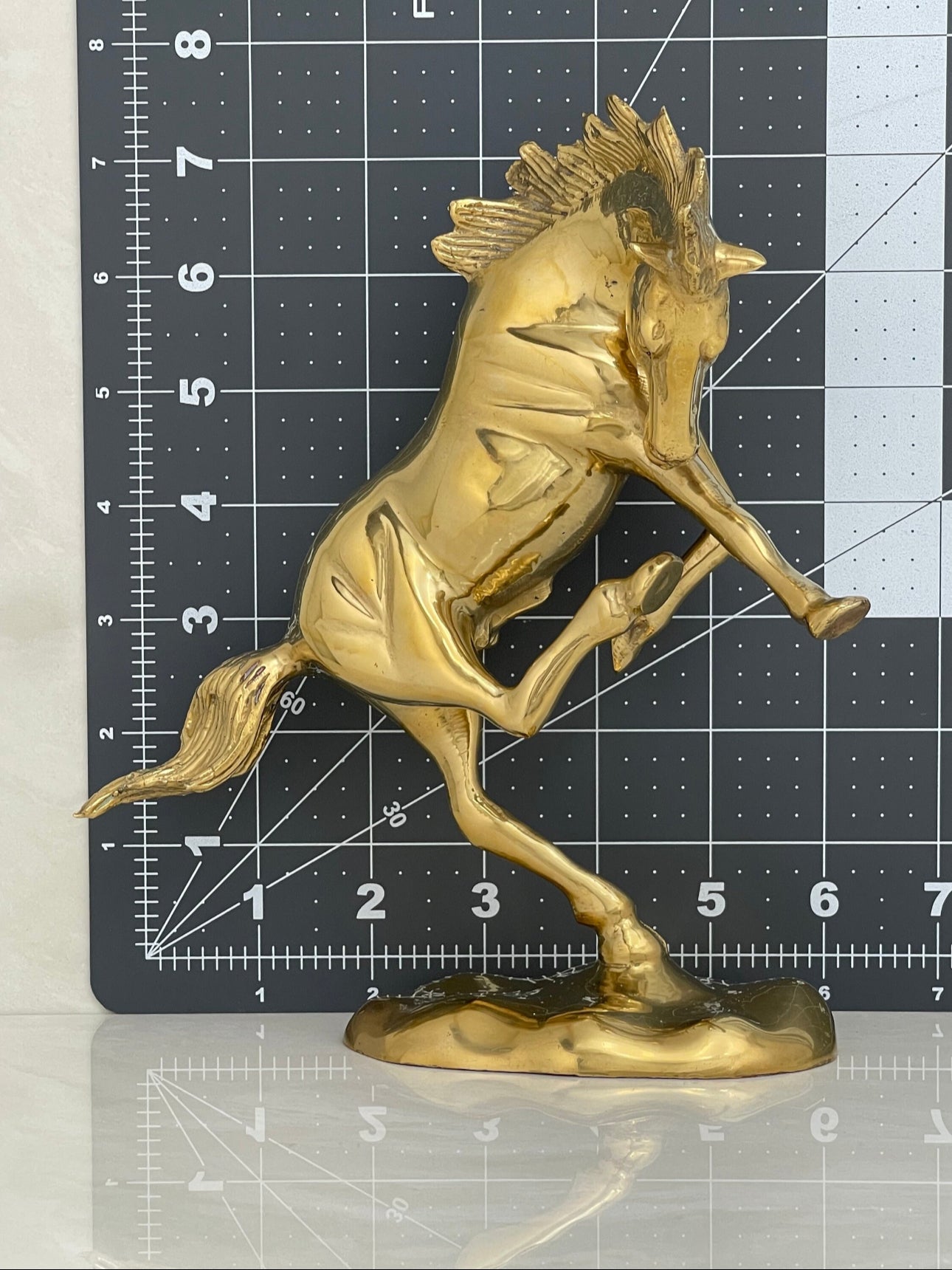 Vintage Brass Horse