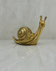 Vintage Brass Snail-Large