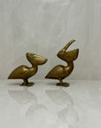 Vintage Brass Pelicans-A Pair